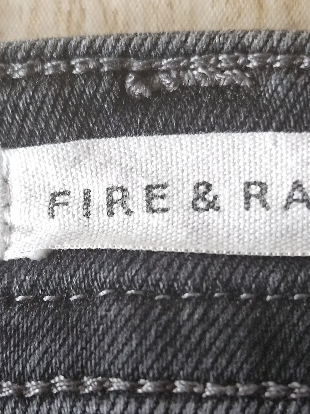 Fire & Rain Y2K Black Flare Jeans Angel Wing Rhinestone Pockets Size 11 - Picture 7 of 16